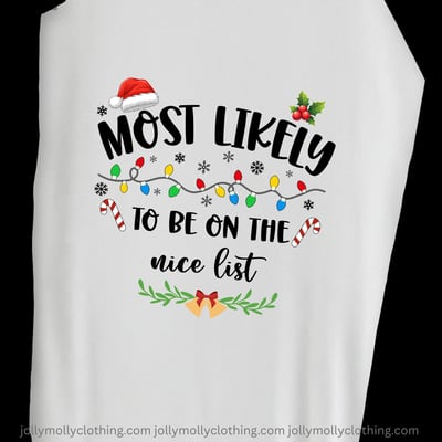 Funny Most Likely To Christmas Matching Family PJs