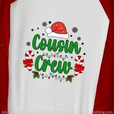 Cousin Crew Christmas Pajamas White Red Buffalo Plaid Matching Set