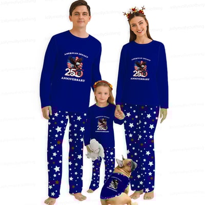 American Legacy 250th Anniversary Matching Family Pajamas Patriotic Stars