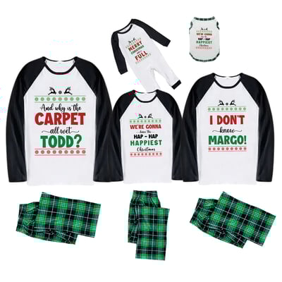 Christmas Vacation Family Matching Pajamas Plaid Set
