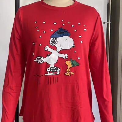 Snoopy Red Christmas Family Matching Pajamas with Dog Outfit