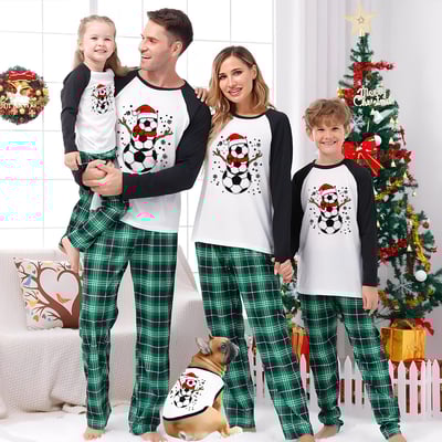 Soccer Snowman Family Christmas Pajamas