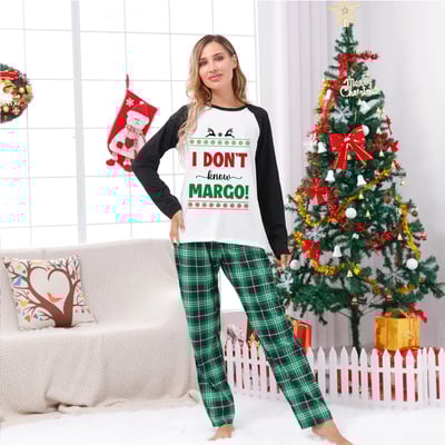 Christmas Vacation Family Matching Pajamas Plaid Set