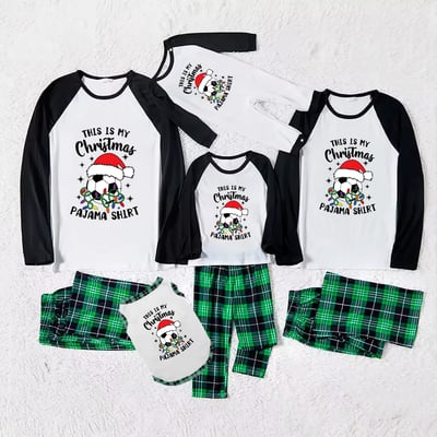 Matching Family Soccer Christmas Pajamas 