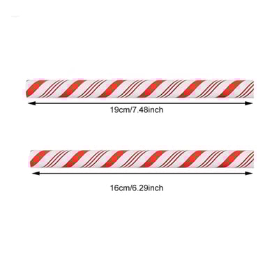 Christmas Candy Cane Stripe DoorHandle Covers 
