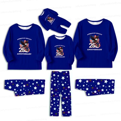 American Legacy 250th Anniversary Matching Family Pajamas Patriotic Stars