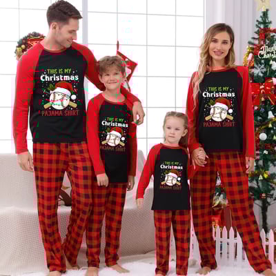 This Is My Christmas Baseball Pajama Family Matching PJs