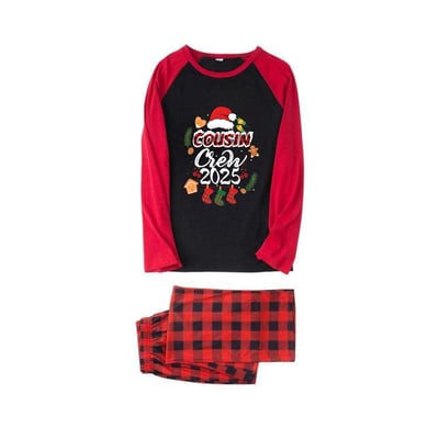 Matching Family Christmas Pajamas Cousin Crew 2025