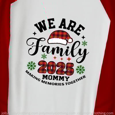 We Are Family Christmas 2025 Matching Holiday Pajama Sets