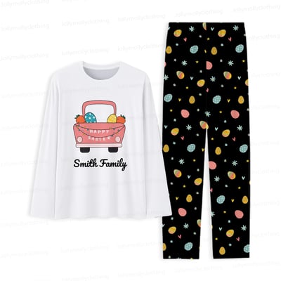 Personalized Happy Easter Matching Family Pajamas