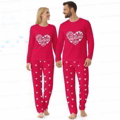 Happy Valentine’s Day Matching Family and Couples Pajama Set
