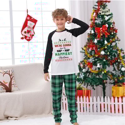 Christmas Vacation Family Matching Pajamas Plaid Set