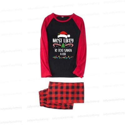 Most Likely To Personalized Christmas Pajamas for the Whole Family