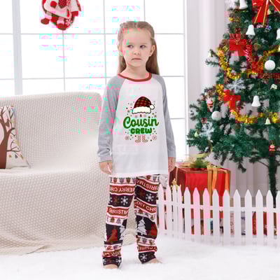 Cousin Crew Christmas Pajamas for Family Baby and Pet Matching Set