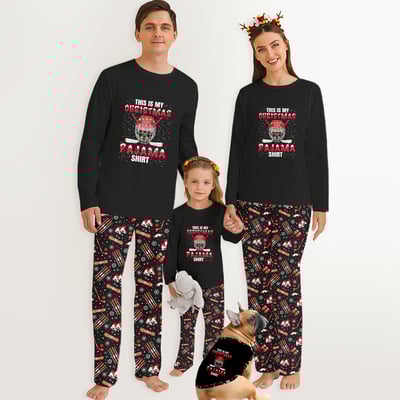 Christmas Hockey Family Matching Pajamas Set 