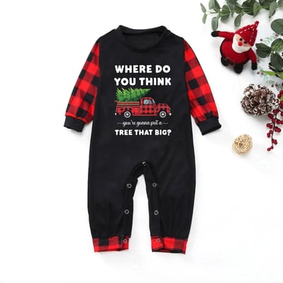 Christmas Vacation Family Matching Pajamas Bend Over Red Plaid