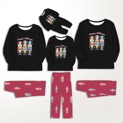 Nutcracker Happy Holidays Family Christmas Pajamas