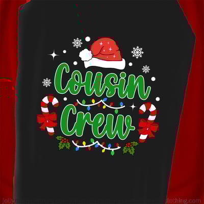 Cousin Crew Christmas Pajamas Red Black Buffalo Plaid Matching Set