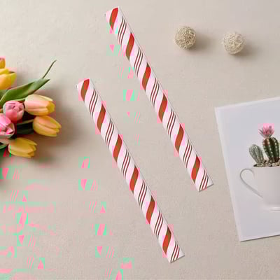 Christmas Candy Cane Stripe DoorHandle Covers 