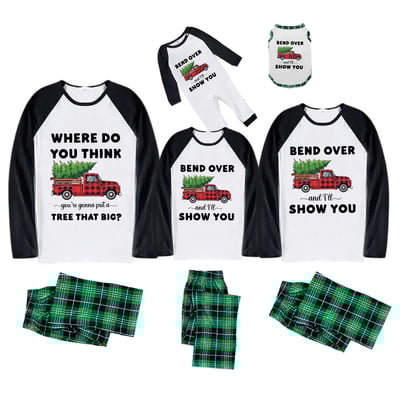 Christmas Vacation Bend Over and I'll Show You Family Matching Pajamas