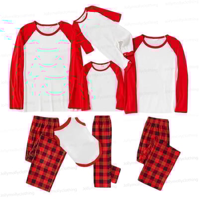 Live Preview Classic Red and White Matching Family Christmas Pajamas